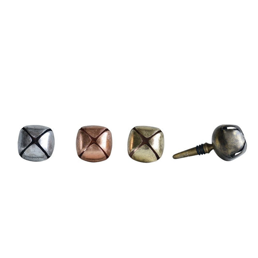 Jingle Bell Metallic Bottle Stopper