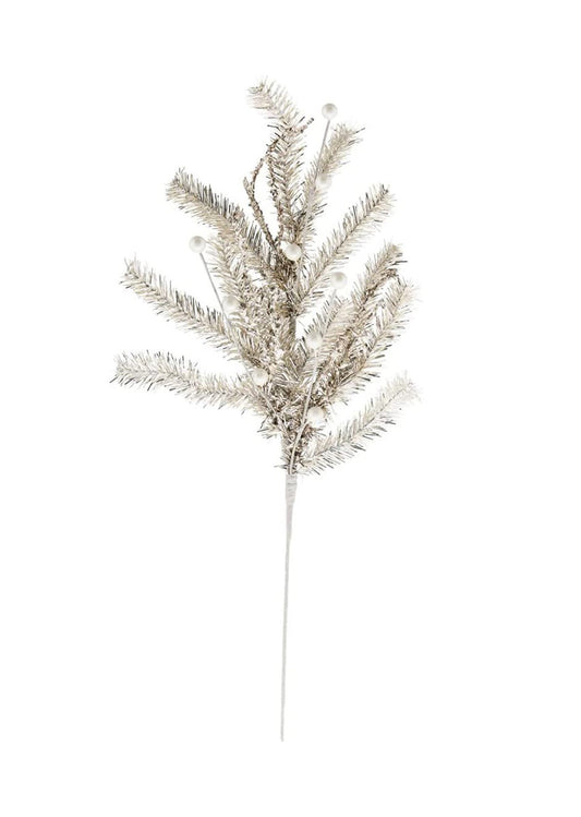 16" Silver Pine Stem