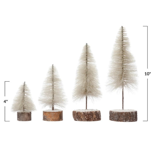 Christmas Tree Decor Set | String + Wood S/4