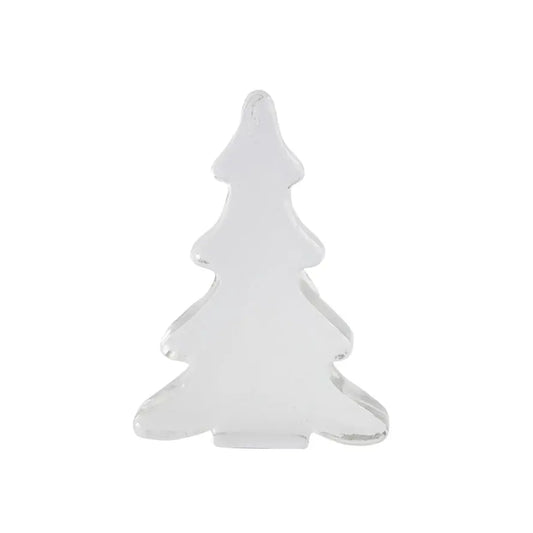 Recycled Glass Tree | 11in Clear