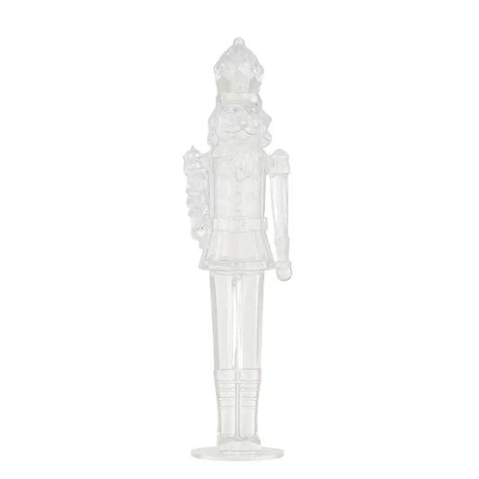 Acrylic Nutcracker | Clear 11.25in