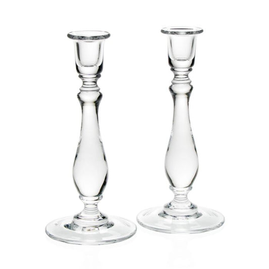 William Yeoward Crystal Meryl Candlestick Set of 2 | 10in