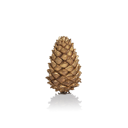 Gold Pinecone Ornament