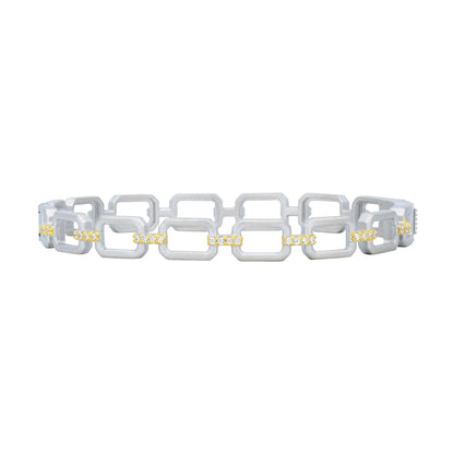 Chain Link Hinged Bangle