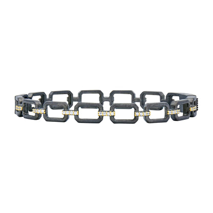 Chain Link Hinged Bangle