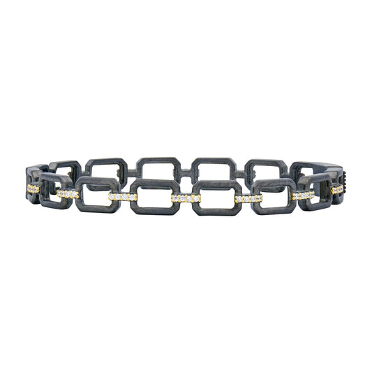 Chain Link Hinged Bangle
