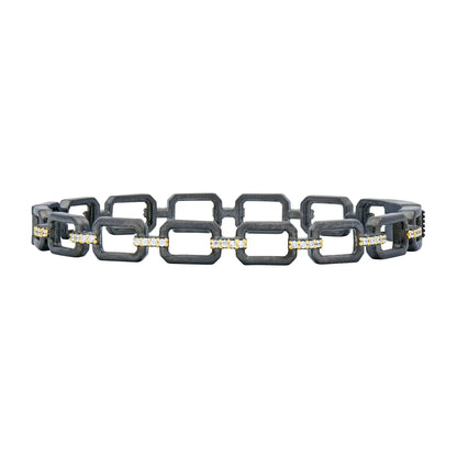 Chain Link Hinged Bangle