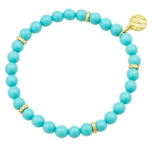 Color Theory Matte Bead Stretch Bracelet