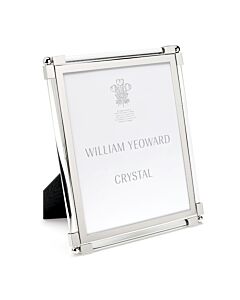 William Yeoward Crystal New Classic Clear Crystal Nickel Plated Picture Frame | 8x10in