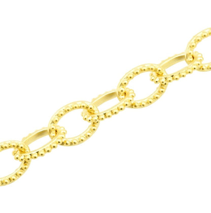 Textured Heavy link Toggle Necklace