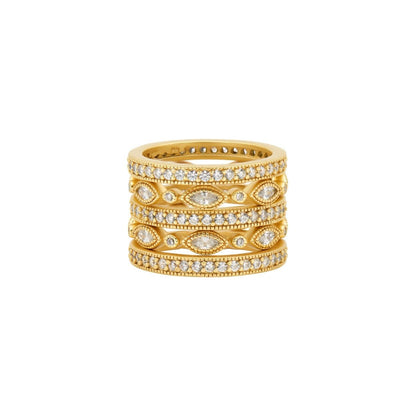 Signature Classic Marquise Eternity Stack Ring, S/5