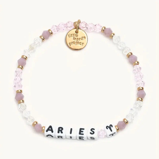 Aries Zodiac Beaded Stretch Bracelet