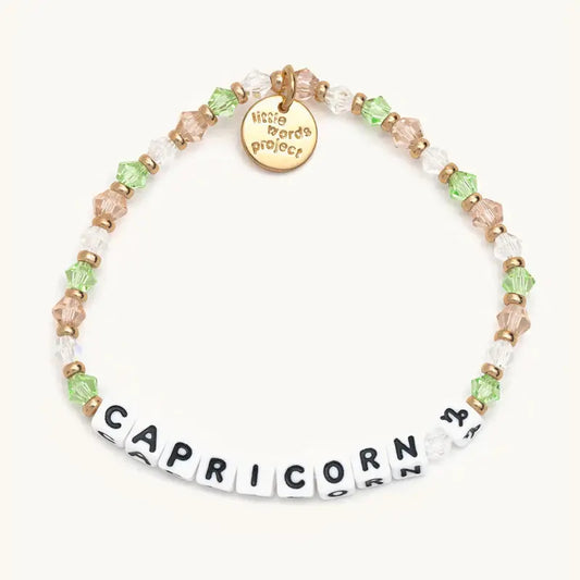 Capricorn Zodiac Beaded Stretch Bracelet