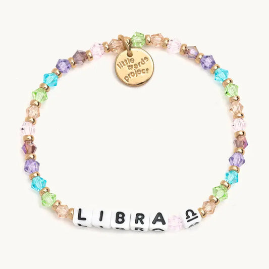 Libra Zodiac Beaded Stretch Bracelet
