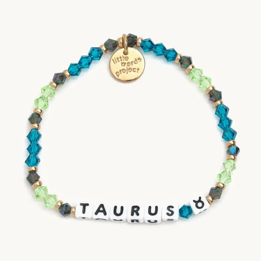 Taurus Zodiac Beaded Stretch Bracelet