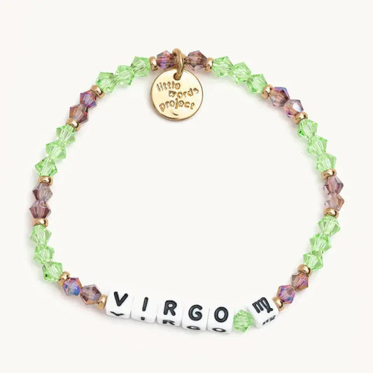 Virgo Zodiac Beaded Stretch Bracelet