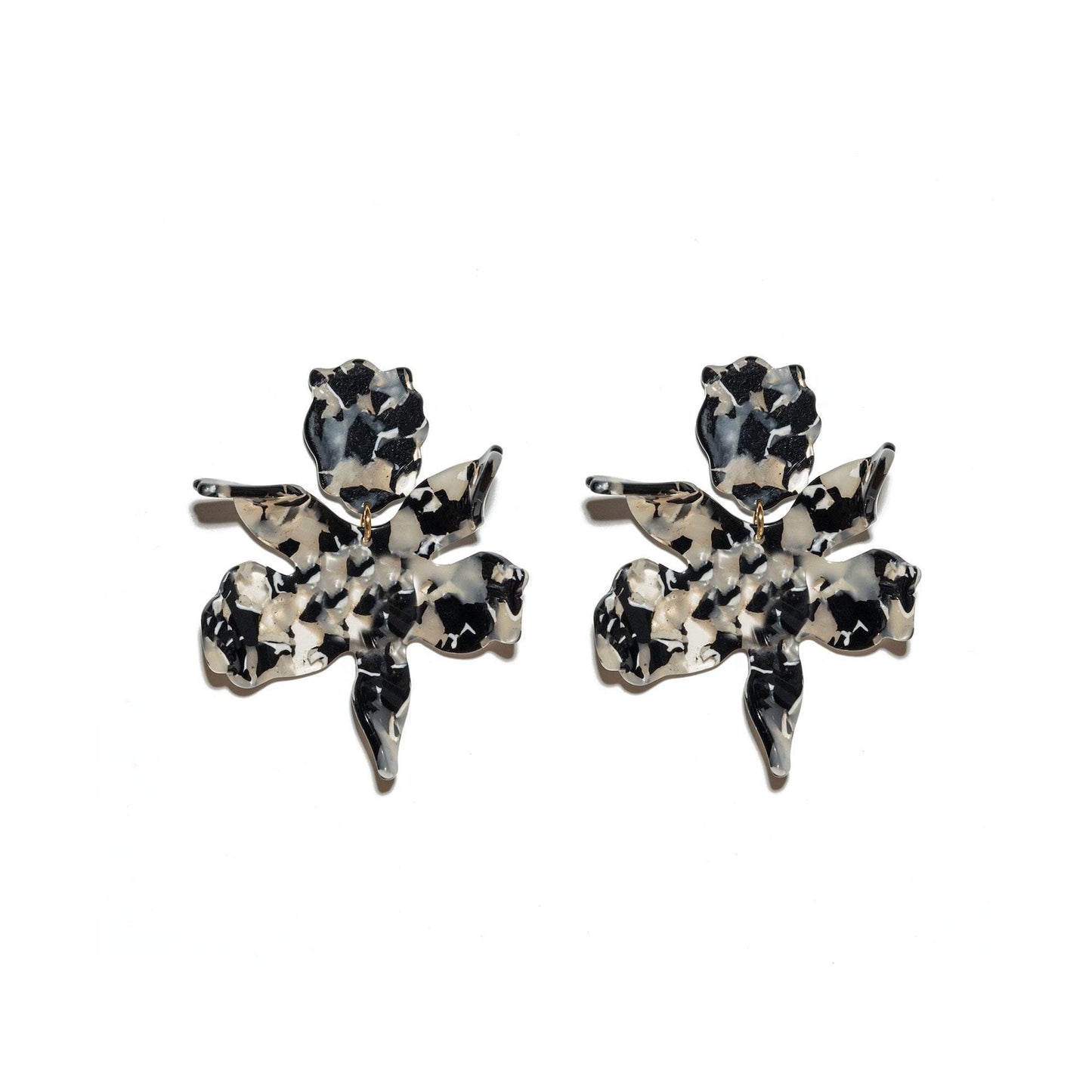 Lele Sadoughi Small Paper Lily Earrings