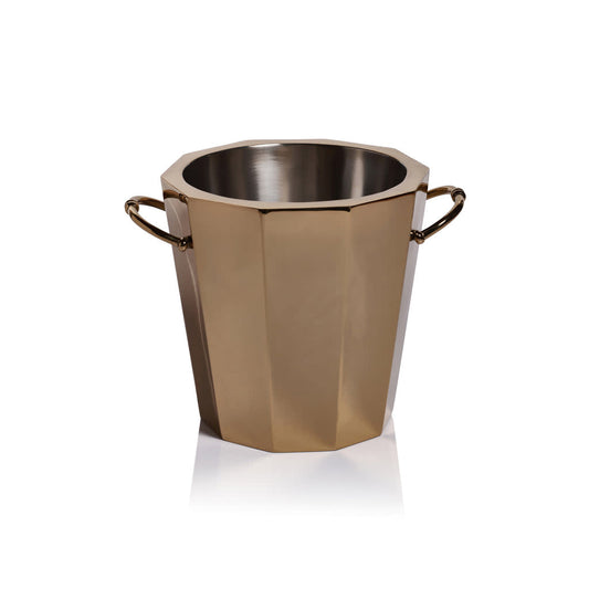 Gold Double Wall Ice Bucket