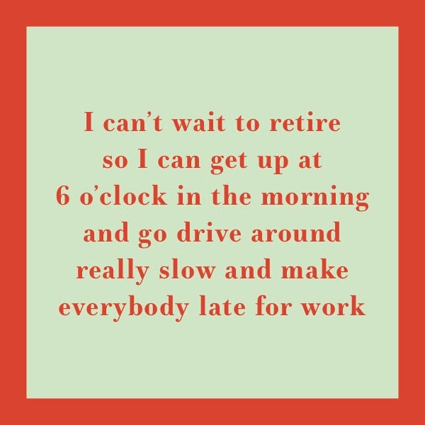 Grow Old Coaster |
